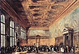 Francesco Guardi Canvas Paintings - Audience Granted by the Doge